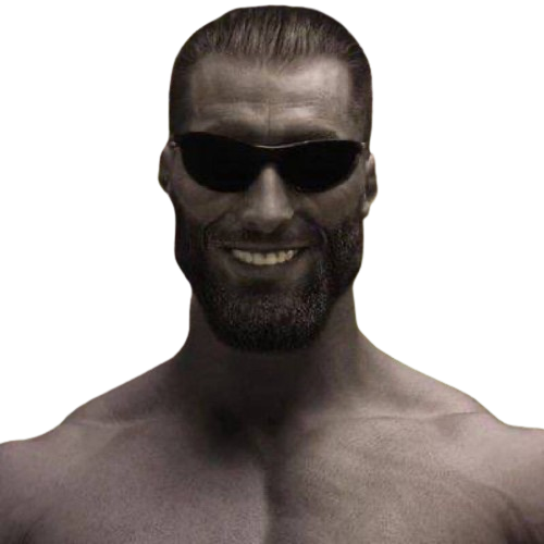 Muscular man in sunglasses with a confident smile.